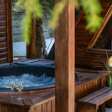 Lesna Sielanka Domek Z Jacuzzi W Lesie Pod Gora Szczebel Relax I Sport Lubien Exterior photo