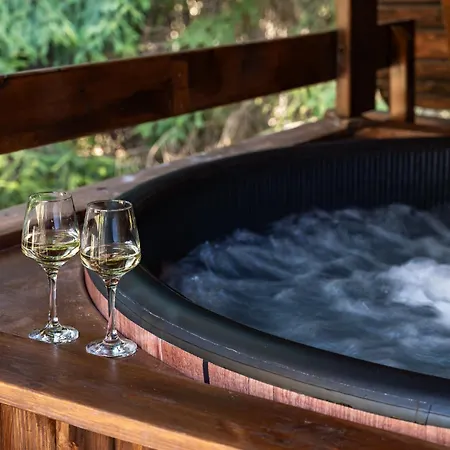 Lesna Sielanka Domek Z Jacuzzi W Lesie Pod Gora Szczebel Relax I Sport Lubien Exterior photo