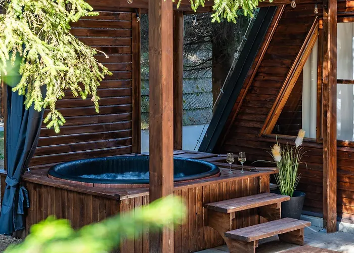 Lesna Sielanka Domek Z Jacuzzi W Lesie Pod Gora Szczebel Relax I Sport