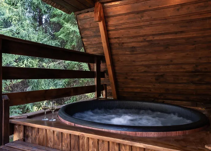 Lesna Sielanka Domek Z Jacuzzi W Lesie Pod Gora Szczebel Relax I Sport