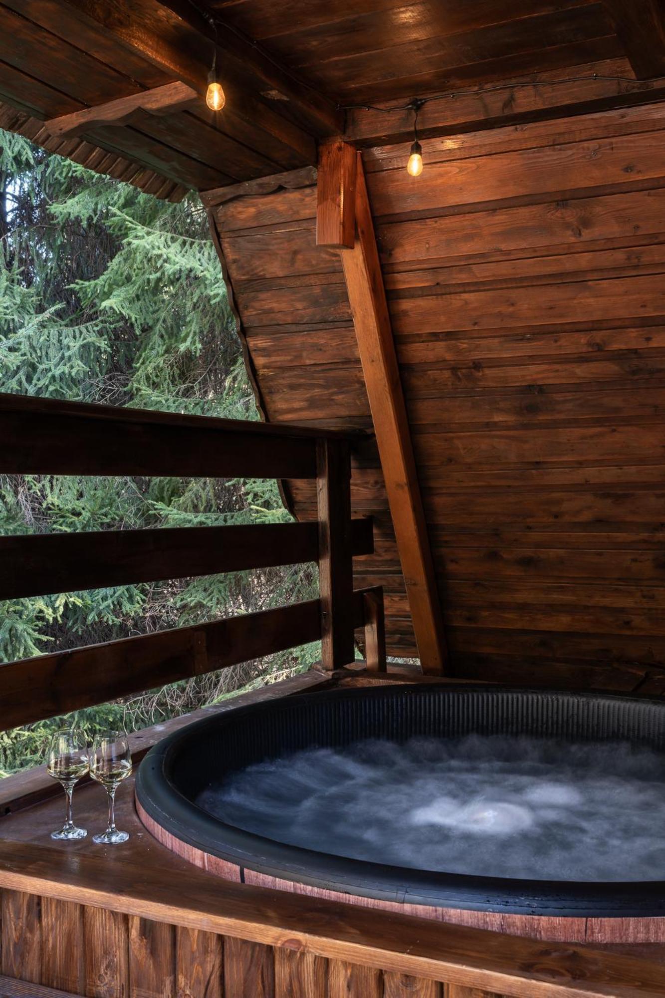 Lesna Sielanka Z Jacuzzi W Lesie Pod Gora Szczebel Relax I Sport Chalet