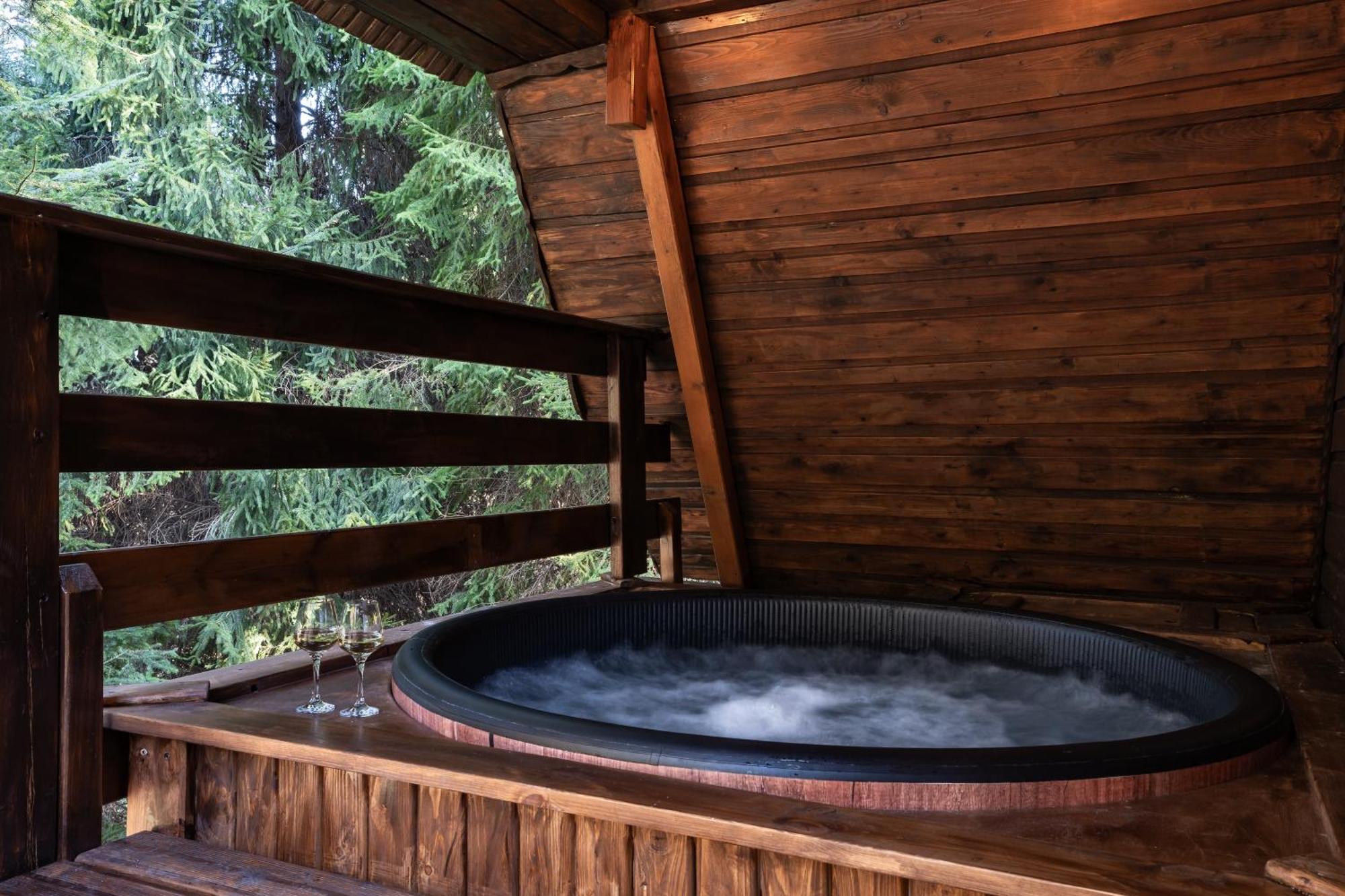 Chalet Lesna Sielanka Z Jacuzzi W Lesie Pod Gora Szczebel Relax I Sport
